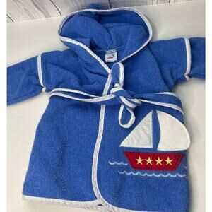 Silly Philly Sailboat Children’s Robe/Cover Up. -Size 24 months USA